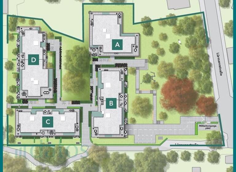 Wohnung zur Miete - Erstbezug 1.850 € 3 Zimmer 111 m² 1. Geschoss Westerberg Osnabrück / Westerberg 49076