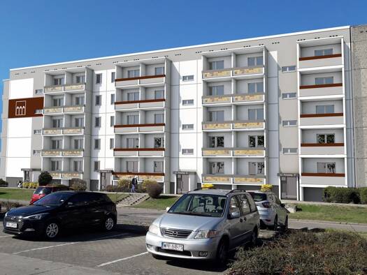 Wohnung zur Miete nur mit Wohnberechtigungsschein 332 € 3 Zimmer 62,1 m² 4. Geschoss Ponyweg 1 Reitbahnviertel Neubrandenburg 17034