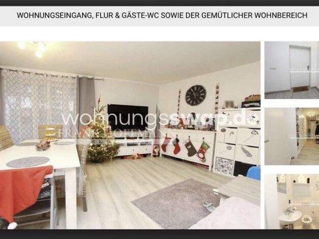 Studio zur Miete Tauschwohnung 1.038 € 3 Zimmer 82 m² EG Bramfeld Hamburg 22177