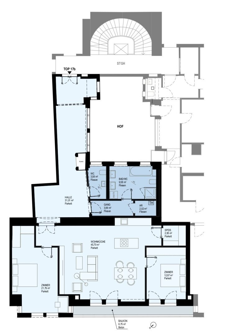 Wohnung zur Miete 2.277 € 3 Zimmer 133,9 m²<br/>Wohnfläche 1.<br/>Geschoss 01.01.2025<br/>Verfügbarkeit Wien 1030