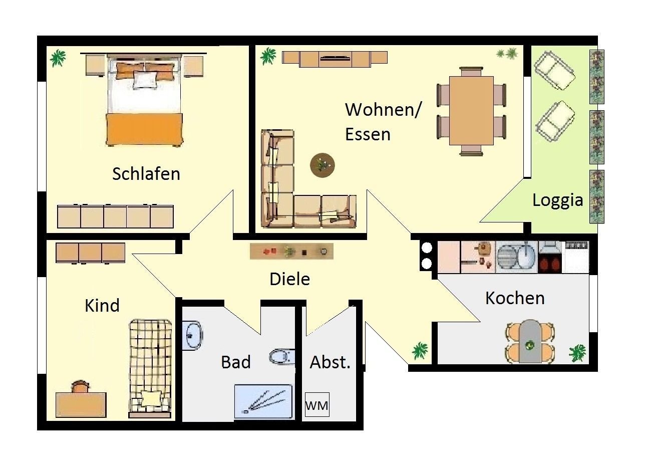 Wohnung zur Miete 700 € 3 Zimmer 79 m²<br/>Wohnfläche ab sofort<br/>Verfügbarkeit Mendener Straße 41a Mülldorf Sankt Augustin 53757