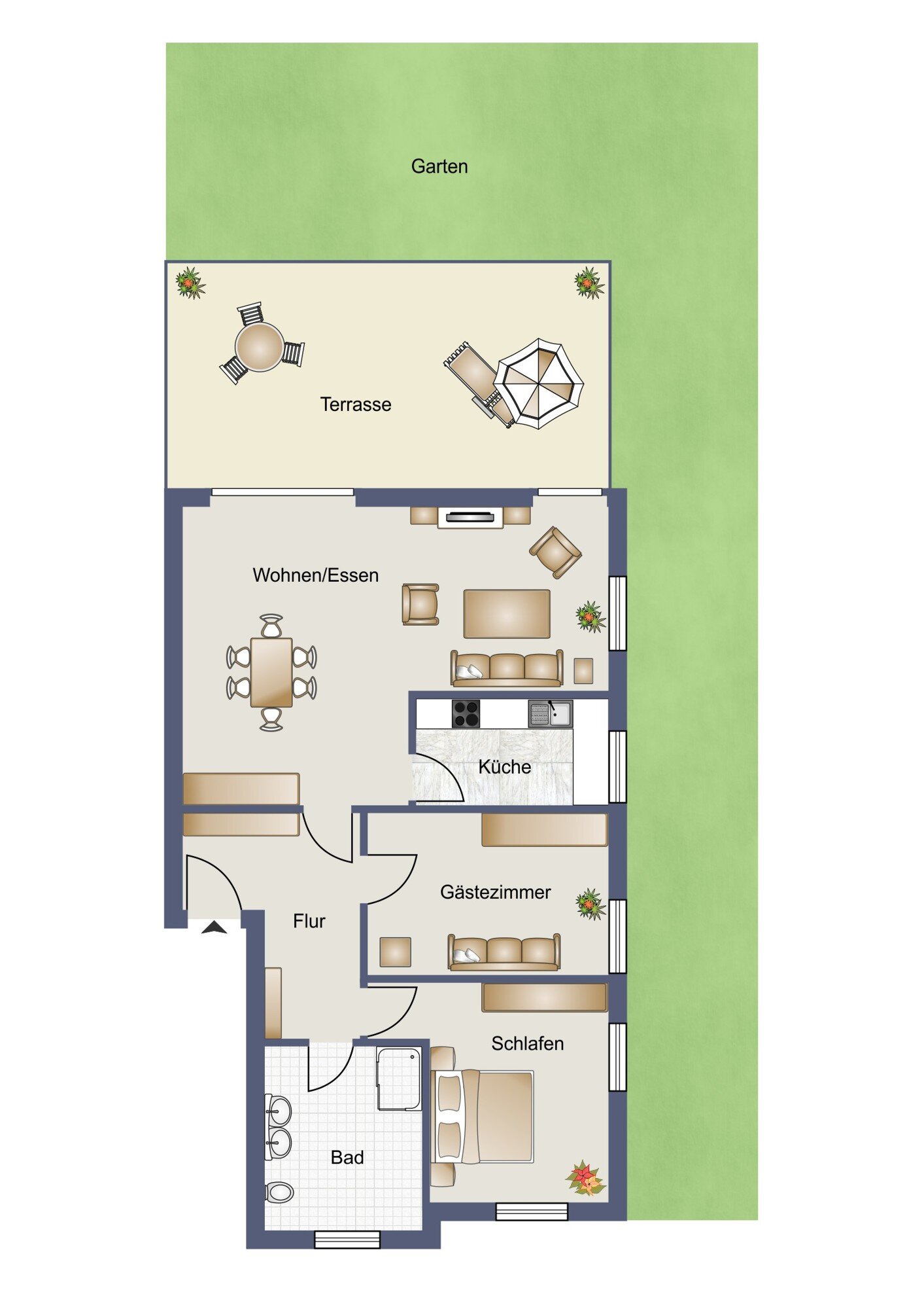 Wohnung zum Kauf 275.000 € 3 Zimmer 82,8 m²<br/>Wohnfläche Neuenkirchen Neuenkirchen 48485