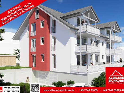 Wohnung zum Kauf provisionsfrei 356.000 € 3 Zimmer 89 m² 1. Geschoss Große Breite 3 Altenburg Jestetten-Altenburg 79798