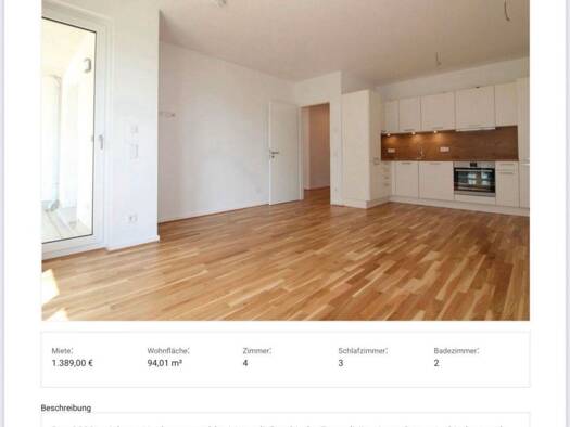 Wohnung zur Miete 1.529 € 4 Zimmer 94 m² Geschoss 5/5 frei ab 01.01.2026 Hamburger Straße Eutritzsch Leipzig 04129