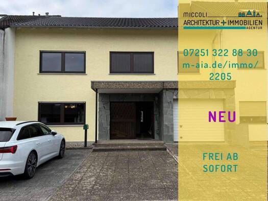 Reihenmittelhaus zur Miete 1.450 € 170 m² 386 m² Grundstück Wiesental Waghäusel 68753