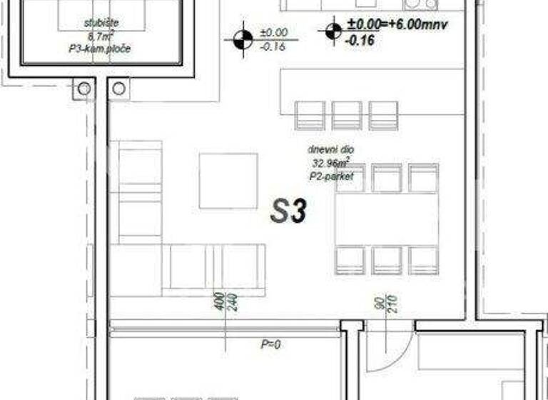 Wohnung zum Kauf 307.510 € 2 Zimmer 81,2 m² Privlaka 232333