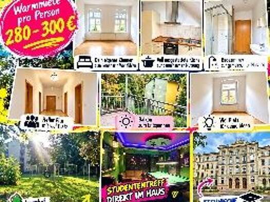 Wohnung zur Miete 540 € 3 Zimmer 79 m² Geschoss 1/4 Fürstenstraße 52 Sonnenberg Chemnitz 09130