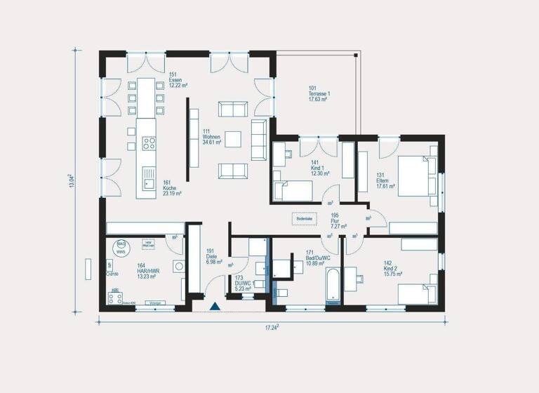 Bungalow zum Kauf 649.449 € 4 Zimmer 159,3 m² 661,1 m² Grundstück Rohrbach 85296