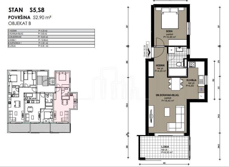 Wohnung zum Kauf 2 Zimmer 1. Geschoss Zivogosce