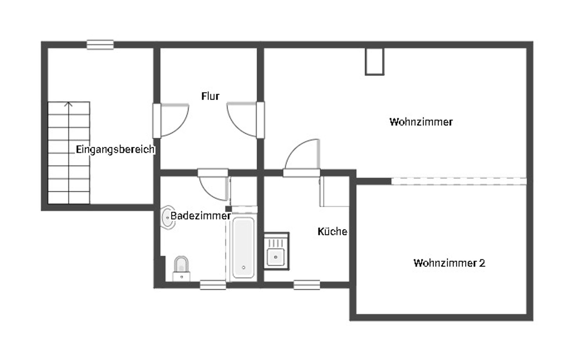 Immobilie zum Kauf als Kapitalanlage geeignet 48.000 € 1 Zimmer 39,5 m²<br/>Fläche Stadtmitte Völklingen 66333