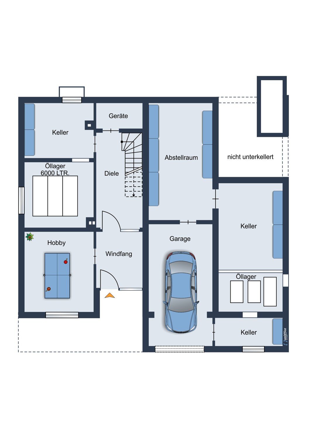 Doppelhaushälfte zum Kauf 388.000 € 11 Zimmer 250 m²<br/>Wohnfläche 616 m²<br/>Grundstück Trillfingen Haigerloch / Trillfingen 72401