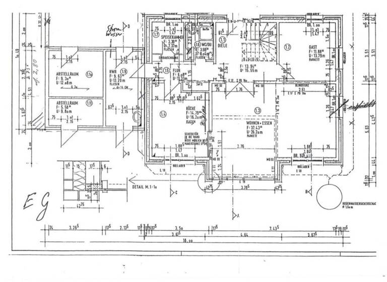 Einfamilienhaus zur Miete 1.800 € 6 Zimmer 186 m² 1.630 m² Grundstück frei ab 01.10.2026 Görslow Leezen 19067