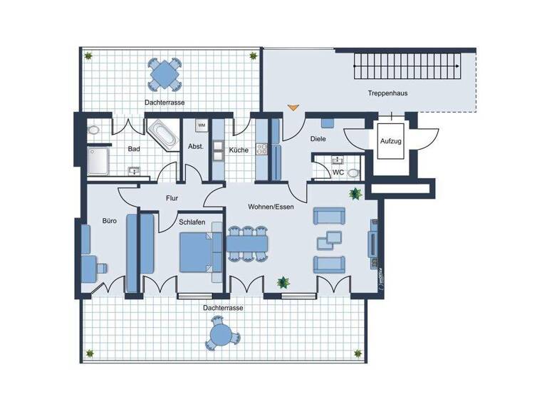 Penthouse zum Kauf 649.900 € 3 Zimmer 98,5 m² 3. Geschoss Puchheim Bahnhof Puchheim / Puchheim-Bahnhof 82178