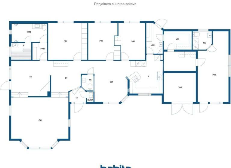 Einfamilienhaus zum Kauf 269.000 € 6 Zimmer 194 m² 1.387 m² Grundstück Lehtissaarentie 9 Jyväskylä 40900