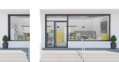 Ladenfläche zum Kauf - Neubau provisionsfrei 282.800 € 52,2 m² Verkaufsfläche Marktplatz 9 Ehrenstein Blaustein 89134