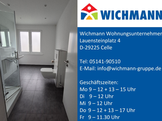 Wohnung zur Miete 756 € 2 Zimmer 72 m² 2. Geschoss frei ab sofort Clemens-Cassel-Str. 2 Hehlentor Celle 29223