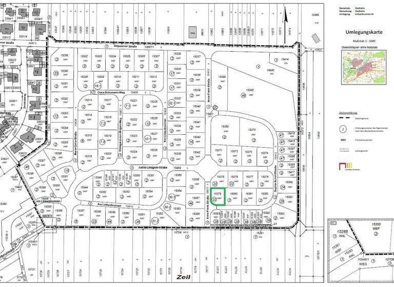 Grundstück zum Kauf 246.806 € 427 m² Grundstück Linkenbrunnen III Oedheim 74229