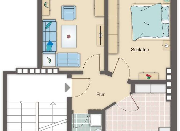 Wohnung zur Miete 415 € 2 Zimmer 61,1 m² 3. Geschoss frei ab 01.08.2026 Fritz-Reuter-Straße 31 Lehe Bremerhaven 27568
