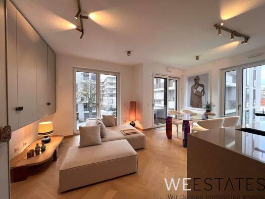 Wohnung zur Miete - Erstbezug 2.000 € 2 Zimmer 55,4 m² 2. Geschoss Heerdt Düsseldorf 40549