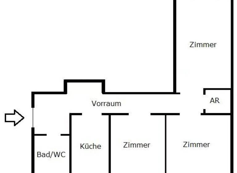 Wohnung zum Kauf 449.500 € 3 Zimmer 84,1 m² 3. Geschoss Wien 1070