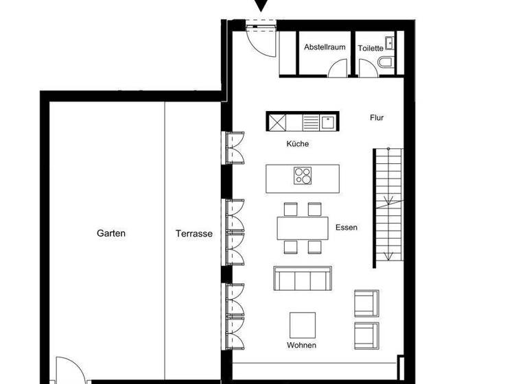 Reihenmittelhaus zum Kauf 849.000 € 4 Zimmer 148 m² 209 m² Grundstück Knielingen Karlsruhe 76187