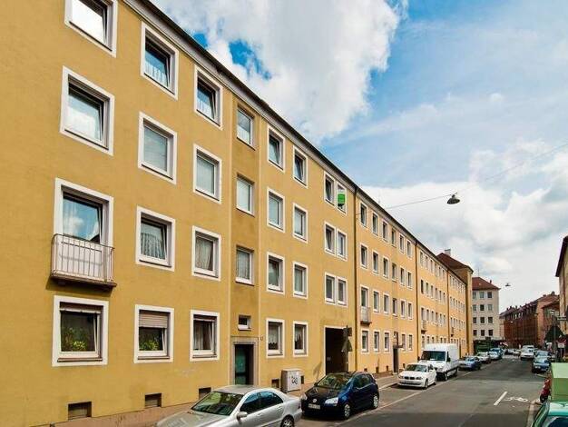 Wohnung zur Miete 668 € 2,5 Zimmer 54,3 m² 3. Geschoss frei ab 21.03.2026 Breitscheidstraße 67 Galgenhof Nürnberg 90459