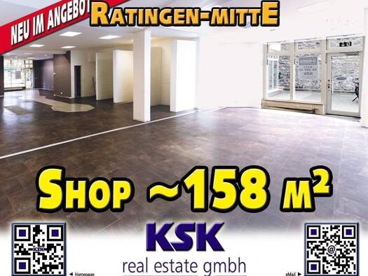 Laden zur Miete 16 € 158 m² Verkaufsfläche Zentrum Ratingen 40878