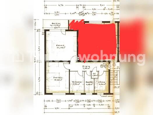Wohnung zur Miete Tauschwohnung 470 € 3 Zimmer 69 m² 1. Geschoss Zehlendorf Berlin 12169