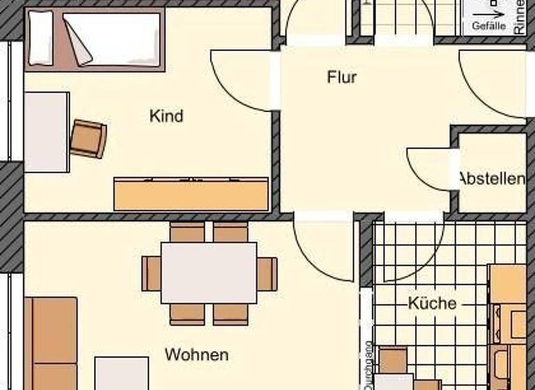 Terrassenwohnung zur Miete 1.148 € 3 Zimmer 82 m² EG frei ab 01.06.2026 Andershof Stralsund 18439