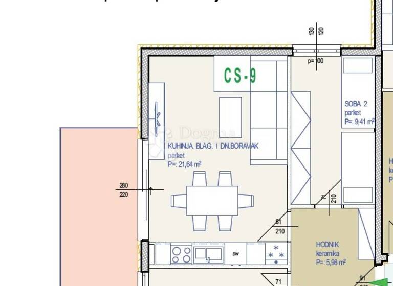 Wohnung zum Kauf 229.000 € 3 Zimmer 66 m² 1. Geschoss Seget