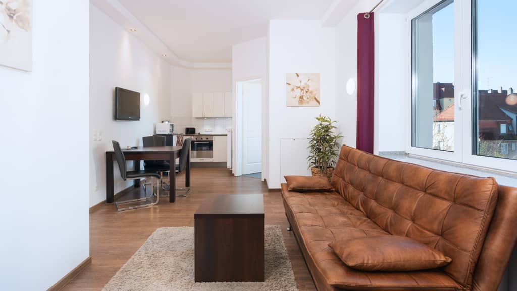 Wohnung zur Miete Wohnen auf Zeit 3.000 € 2 Zimmer 50 m²<br/>Wohnfläche ab sofort<br/>Verfügbarkeit Cramerstraße Innenstadt - West Schweinfurt 97421