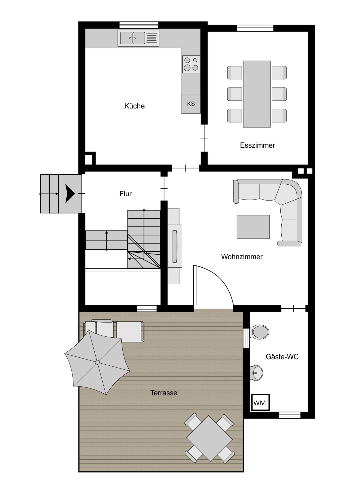 Doppelhaushälfte zum Kauf 279.000 € 7,5 Zimmer 151 m²<br/>Wohnfläche 285 m²<br/>Grundstück Langendreer - Alter Bahnhof Bochum 44892