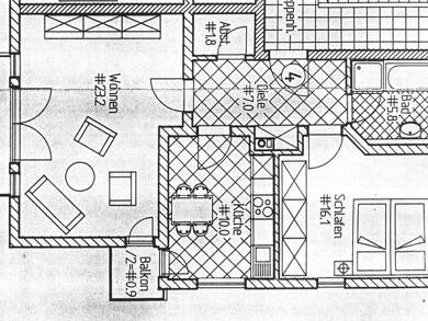 Wohnung zur Miete 850 € 2 Zimmer 66 m² Geschoss 1/2 frei ab sofort Dietersheim Eching 85386