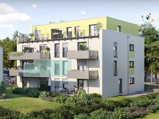 Wohnung zum Kauf - Neubau provisionsfrei 239.800 € 2 Zimmer 56,1 m² 1. Geschoss frei ab sofort Hermann-Rosenstock-Weg 1 Winz-Baak Hattingen 45529