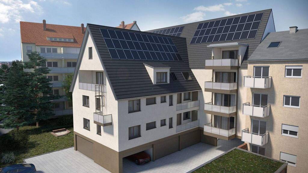 Wohnung zum Kauf - Erstbezug provisionsfrei 373.200 € 2 Zimmer 54,5 m² 1. Geschoss Pegnitzstraße 37-39 Innenstadt Fürth 90762