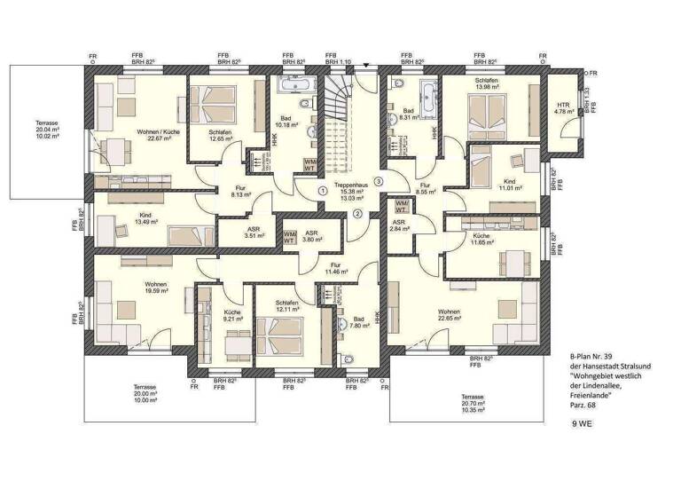 Grundstück zum Kauf provisionsfrei 237.310 € 1.249 m² Grundstück Grünhufe Stralsund 18437