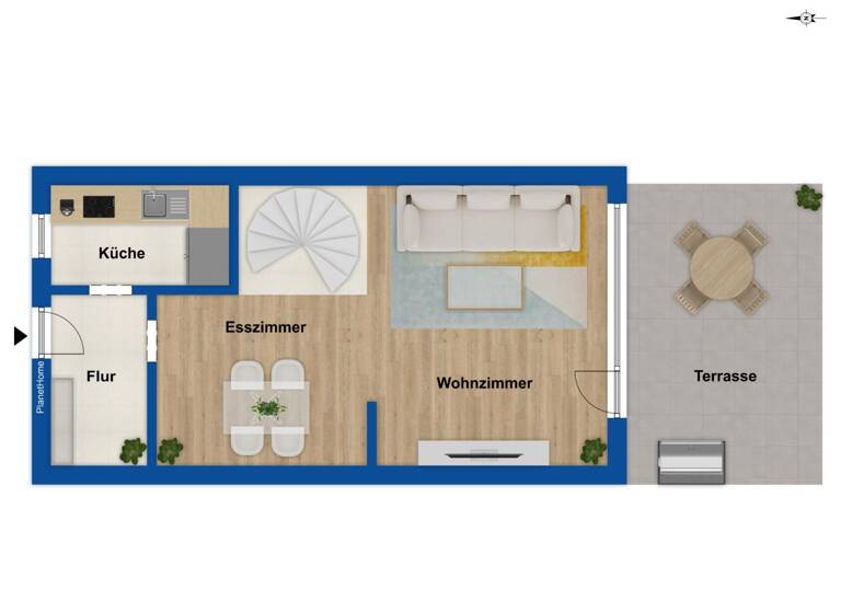 Doppelhaushälfte zum Kauf 199.000 € 3 Zimmer 65 m² 182 m² Grundstück Friedrichskoog 25718