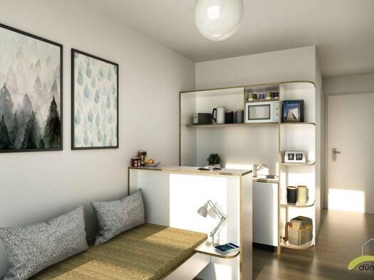 Studio zur Miete auf Zeit 460 € 1 Zimmer 22 m² frei ab sofort Heidelberger Landstraße 266 Eberstadt Darmstadt 64297