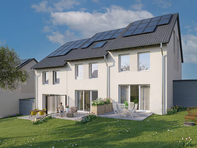 Reihenmittelhaus zum Kauf - Erstbezug provisionsfrei 423.900 € 5,5 Zimmer 137 m² 161 m² Grundstück Ecke Zetterspitz - Horgen Zimmern ob Rottweil 78658