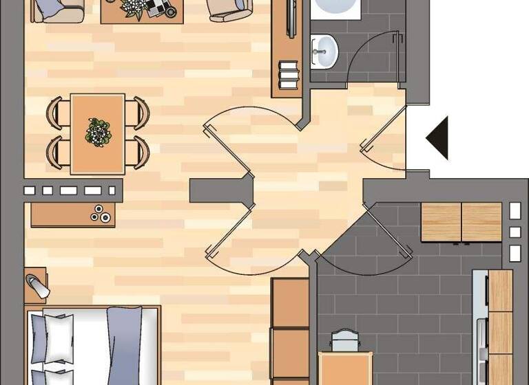 Wohnung zur Miete 529 € 2 Zimmer 52 m² 2. Geschoss frei ab 01.06.2026 Blitzstraße 25 Gaarden-Ost Kiel 24143