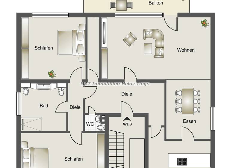 Wohnung zum Kauf 350.000 € 4 Zimmer 152 m² Liester Büsbach 52223