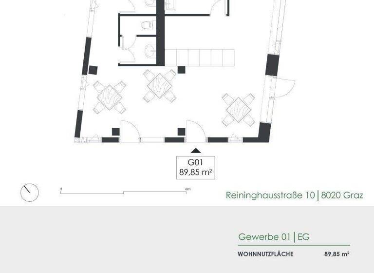 Restaurant zur Miete 1.168 € Reininghausstraße 10 Eggenberg Graz 8020