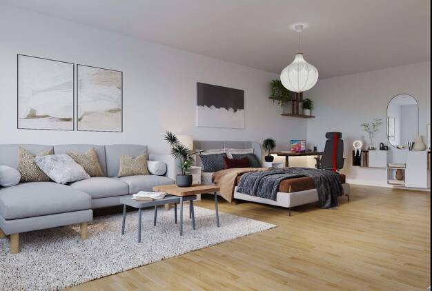 Wohnung zur Miete 1.240 € 1 Zimmer 34 m² 4. Geschoss Engadiner Str. 24 Fürstenried-West München 81475