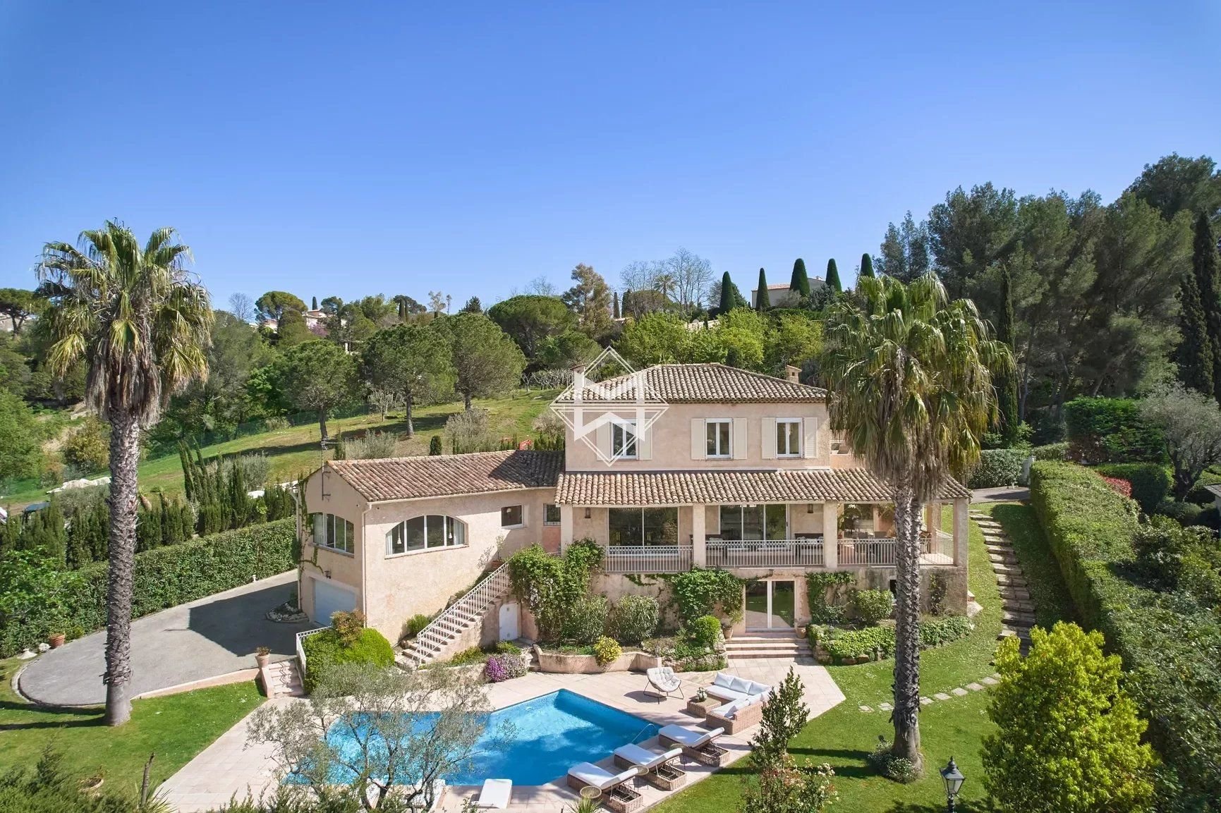 Villa zum Kauf provisionsfrei 3.200.000 € 7 Zimmer 360 m²<br/>Wohnfläche 1.540 m²<br/>Grundstück Aubarede-Campelieres Mougins 06250