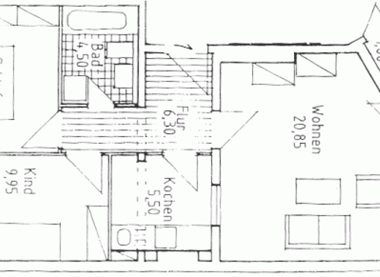 Wohnung zum Kauf 129.463 € 3 Zimmer 60,5 m² Innenstadt Halle (Saale) 06110