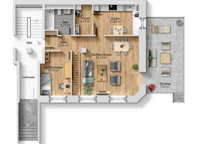 Wohnung zum Kauf 385.000 € 5 Zimmer 116 m² Solingen-Mitte Solingen 42651