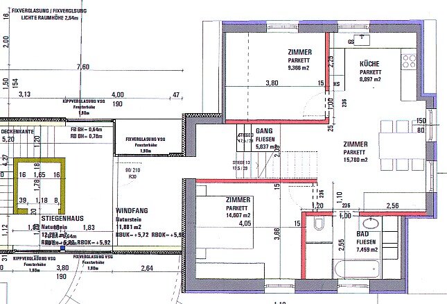 Wohnung zur Miete 1.071 € 4 Zimmer 117 m²<br/>Wohnfläche 2.<br/>Geschoss Alte Landstraße 33 Bludenz 6700