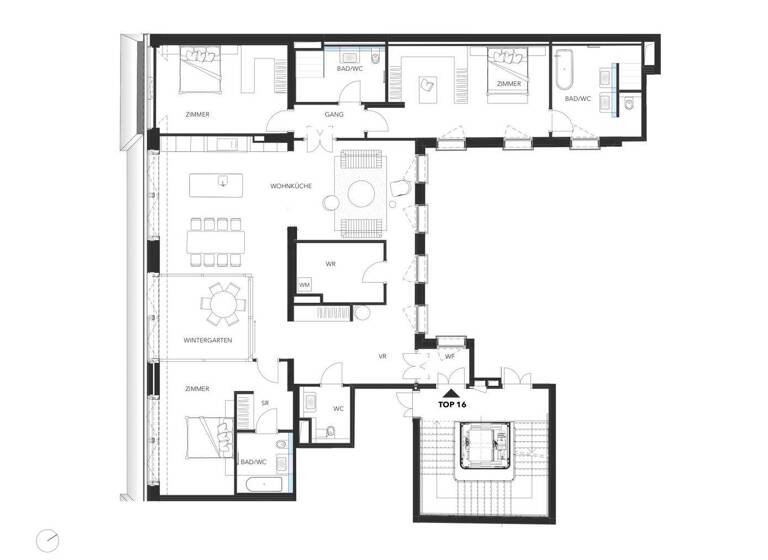 Wohnung zum Kauf - Erstbezug 6.799.000 € 4 Zimmer 230,1 m² 5. Geschoss Wien 1010