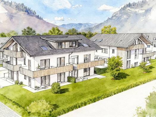 Terrassenwohnung zum Kauf - Erstbezug provisionsfrei als Kapitalanlage geeignet 708.000 € 3 Zimmer 81,2 m² Partenkirchen Garmisch-Partenkirchen 82467
