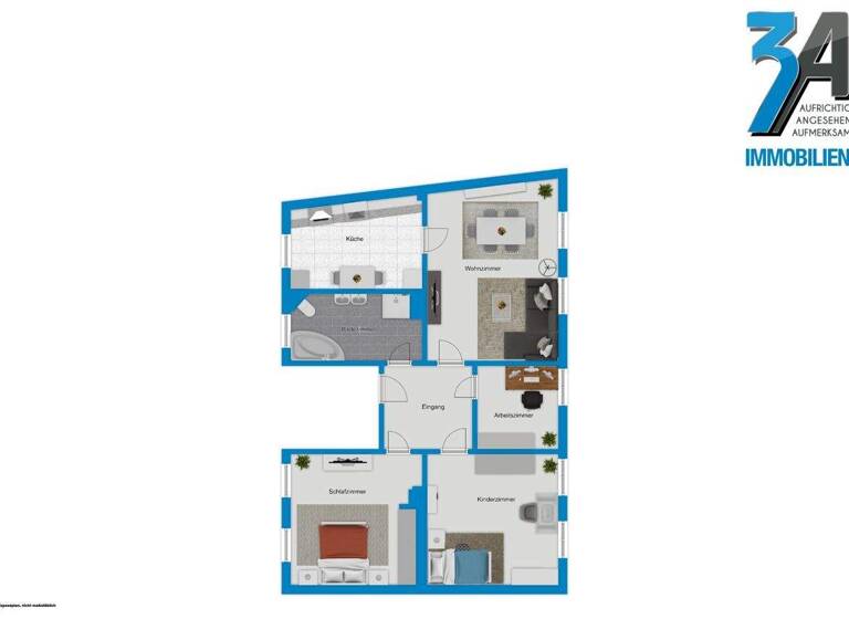 Wohnung zur Miete 850 € 4 Zimmer 89 m² 1. Geschoss frei ab 01.03.2026 Reilstraße 30 Giebichenstein Halle / Nord 06114